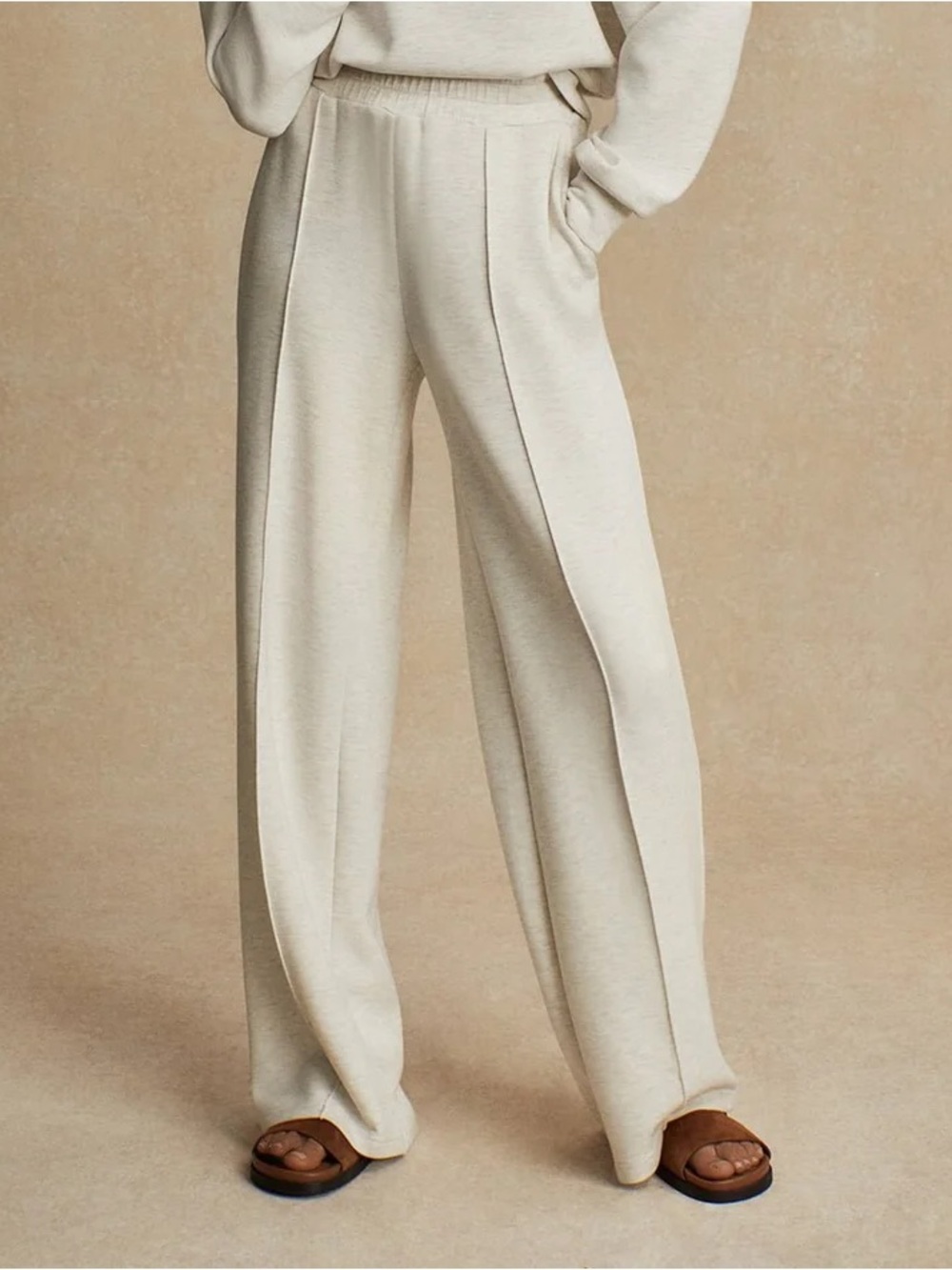 NWT Varley Doublesoft Wide-Leg Pants